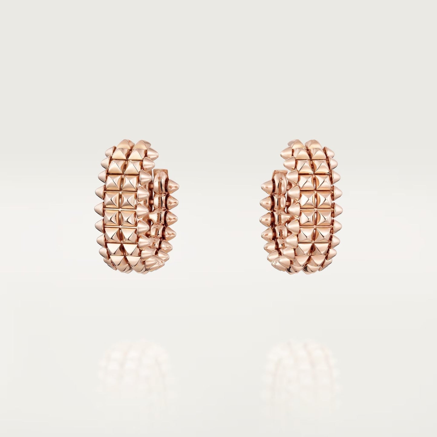 [Renovia Jewelry]CLASH 9.2MM DOUBLE ROW EARRINGS