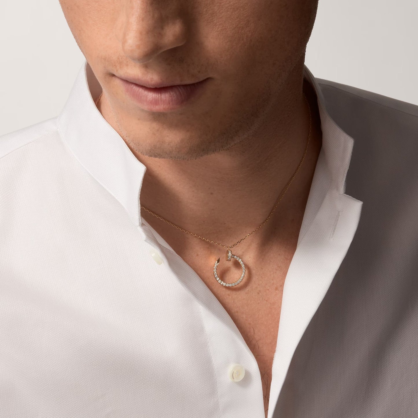 [Renovia Jewelry]JUSTE NECKLACE FULL DIAMOND