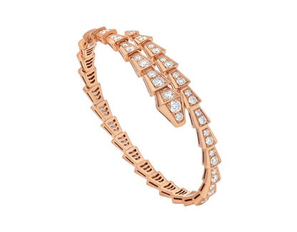 [Renovia Jewelry]SERPENTI BRACELET 6.8MM PINK GOLD DIAMOND