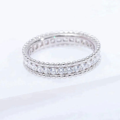 [Renovia Jewelry]PERLEE DIAMOND SILVER RING