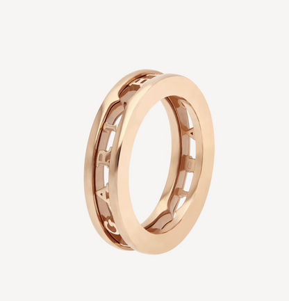 [Renovia Jewelry]ZERO 1 ONE-BAND WITH OPENWORK LOGO SPIRAL RING