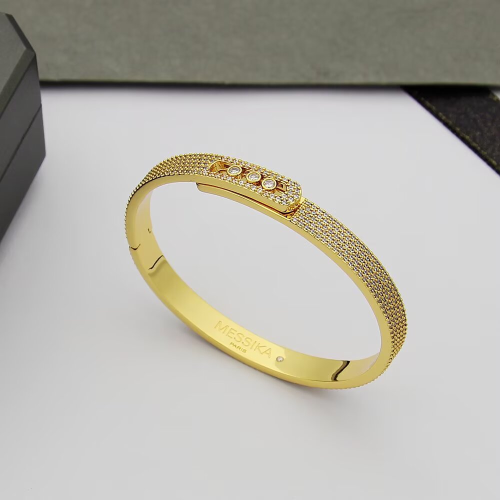 [Renovia Jewelry]Move Noa Full Pavé Diamond Bangle Bracelet