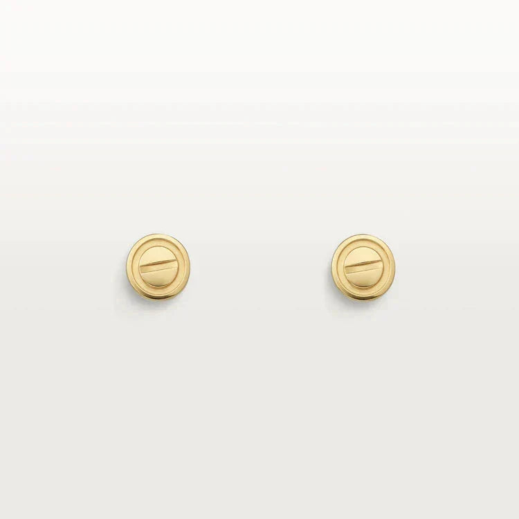 [Renovia Jewelry]LOVE EARRINGS GOLD 10MM