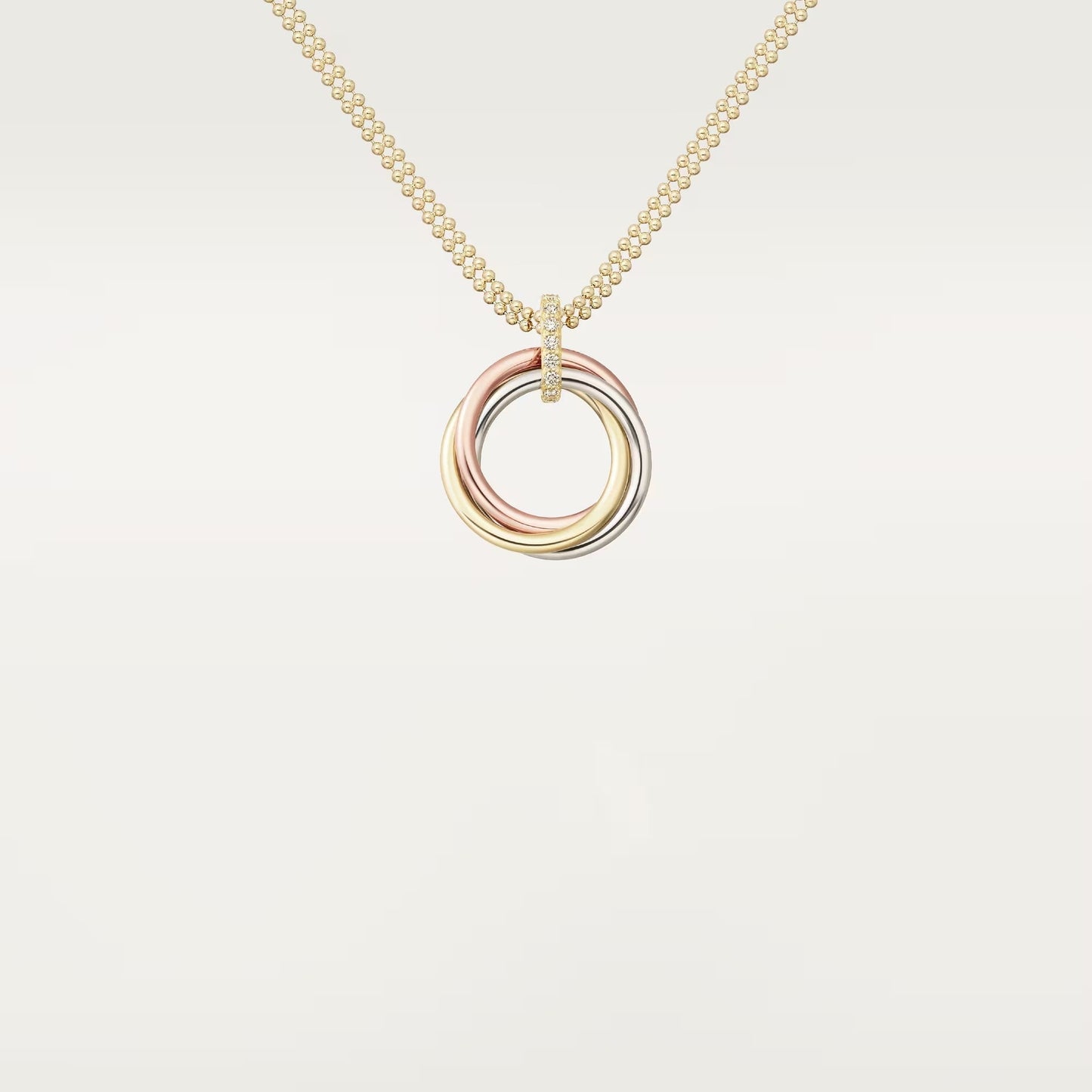 [Renovia Jewelry]TRINITY MEDIUM  DIAMONDS NECKLACE