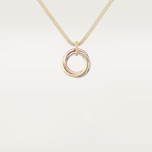 [Renovia Jewelry]TRINITY MEDIUM  DIAMONDS NECKLACE