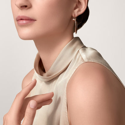 [Renovia Jewelry]JUSTE HALF DIAMOND LARGE EARRINGS