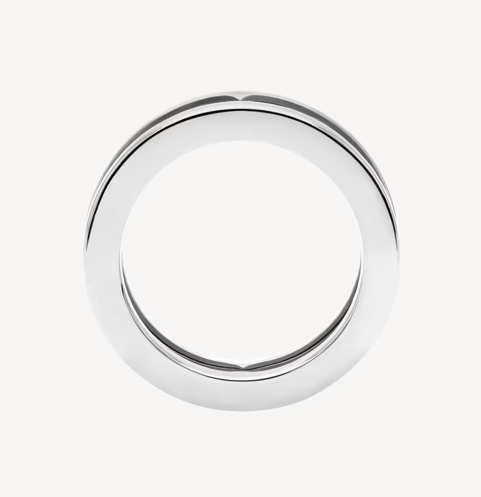 [Renovia Jewelry]ZERO 1 ONE-BAND WITH OPENWORK LOGO SPIRAL RING