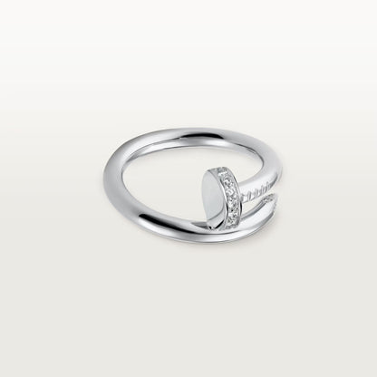 [Renovia Jewelry]JUSTE RING 2.6MM HALF DIAMOND