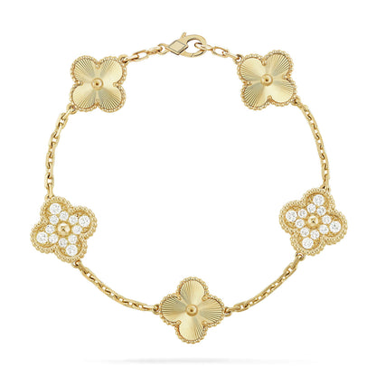 [Renovia Jewelry] CLOVER 5 MOTIF LASER BRACELET COLLECTION