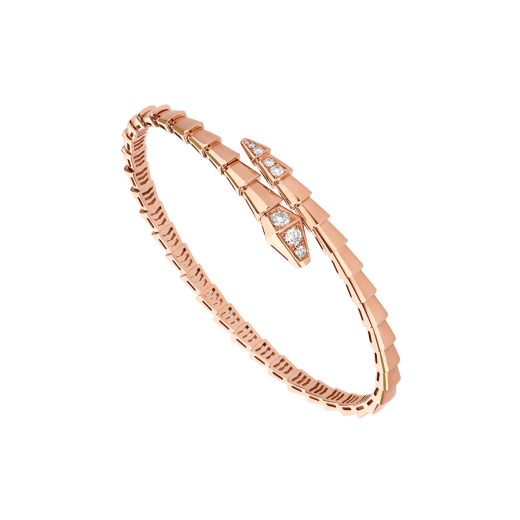 [Renovia Jewelry]SERPENTI BRACELET DIAMONDS PINK GOLD