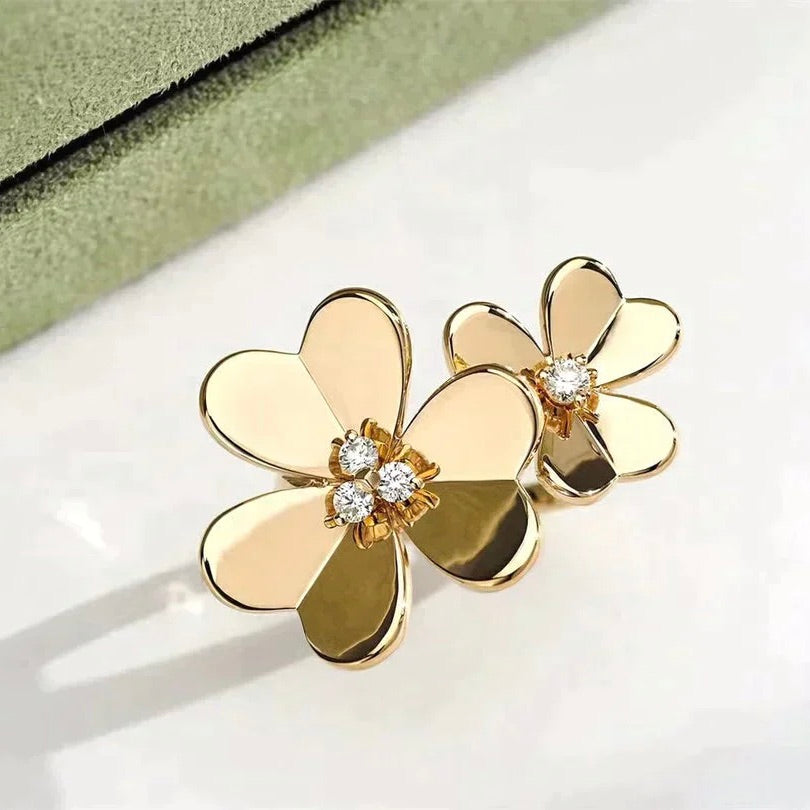 [Renovia Jewelry]CLOVER COMOS GOLD DIAMOND RING