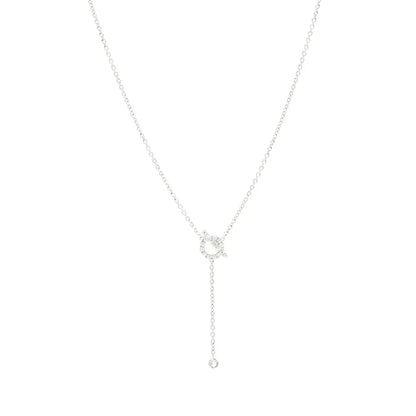 [Renovia Jewelry]FINESSE SILVER DIAMOND NECKLACE