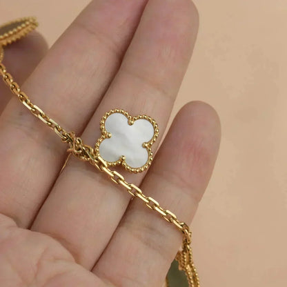 [Renovia Jewelry]LUCKY SPRING 5 MOTIF GOLD BRACELET