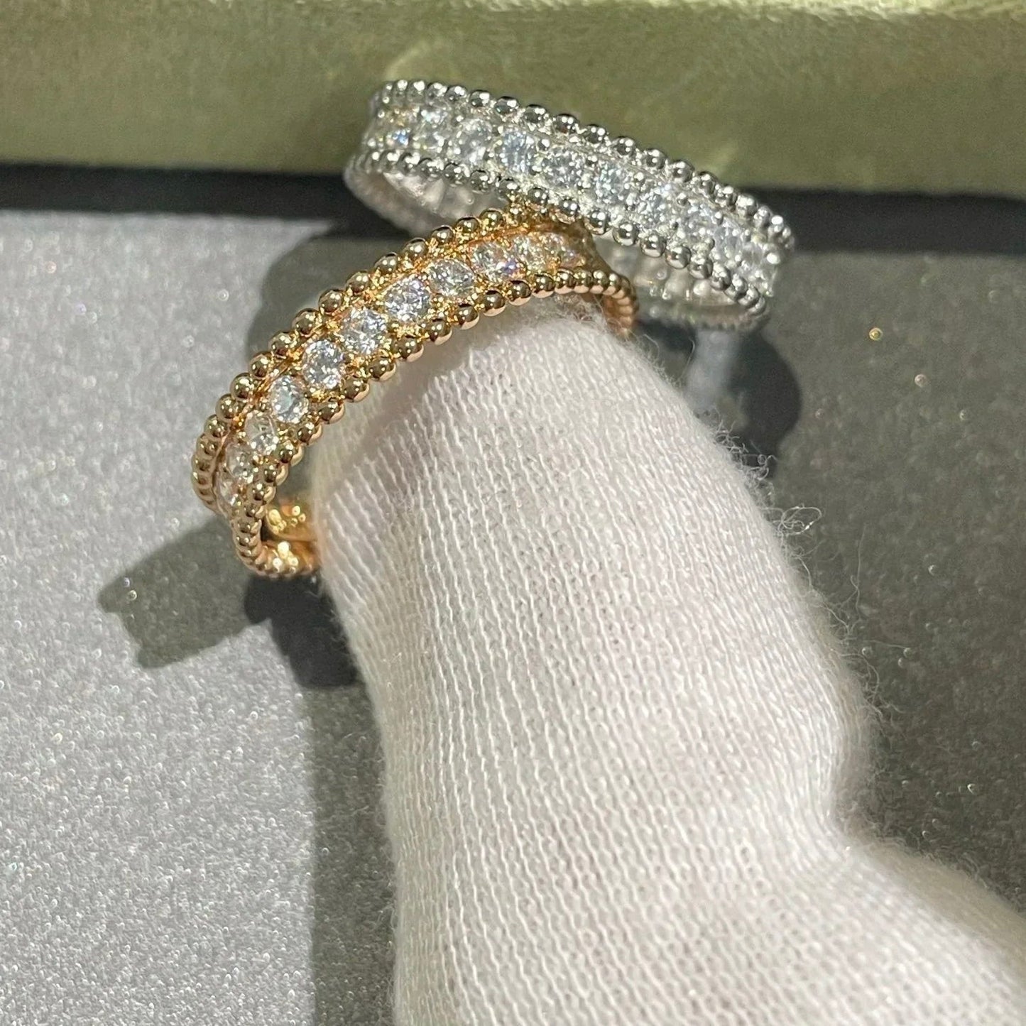 [Renovia Jewelry]PERLEE DIAMOND SILVER RING