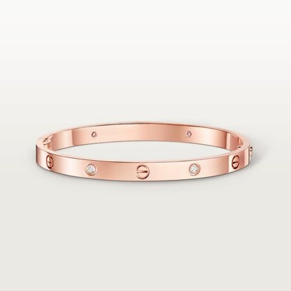 [Renovia Jewelry]LOVE BRACELET 4.8MM 4 DIAMONDS
