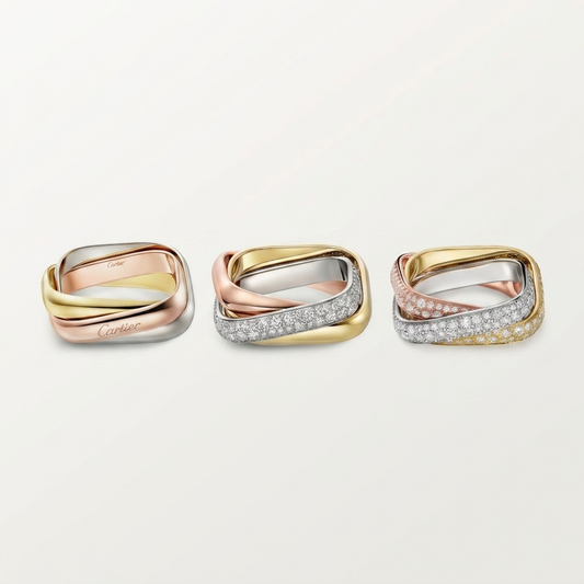 [Renovia Jewelry]TRINITY 3.5MM CUSHION RING COLLECTION