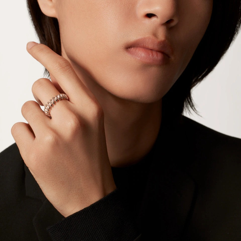 [Renovia Jewelry]CLASH 6.4MM SMALL FULL DIAMOND RING
