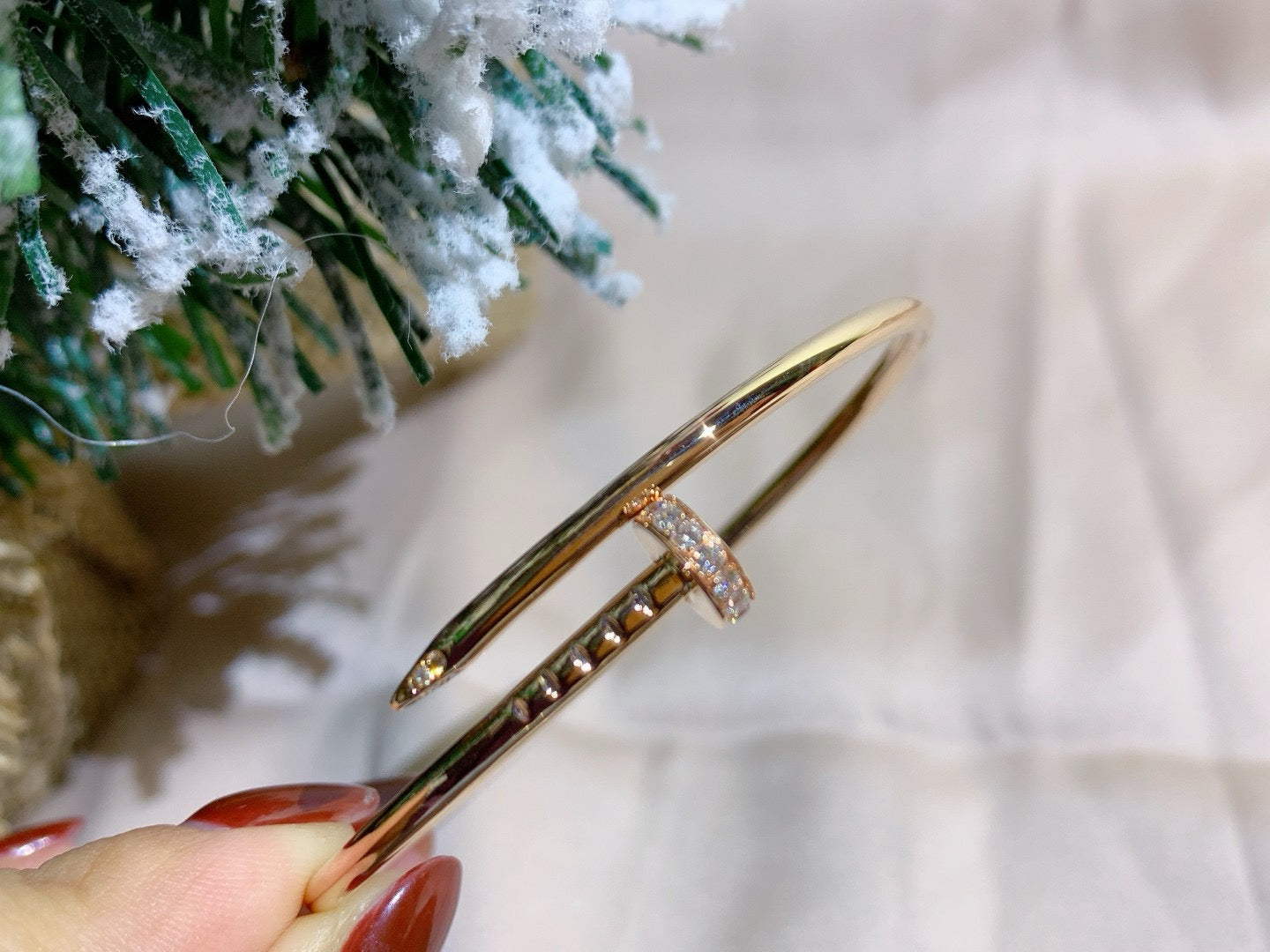 [Renovia Jewelry]JUSTE BRACELET 2.5MM DIAMONDS