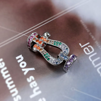 [Renovia Jewelry]FORCE LARGE HORSESHOE CLASP  METAL BRACELET