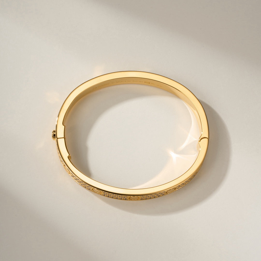[Renovia Jewelry]LOVE BRACELET 6.1MM DIAMOND-PAVED