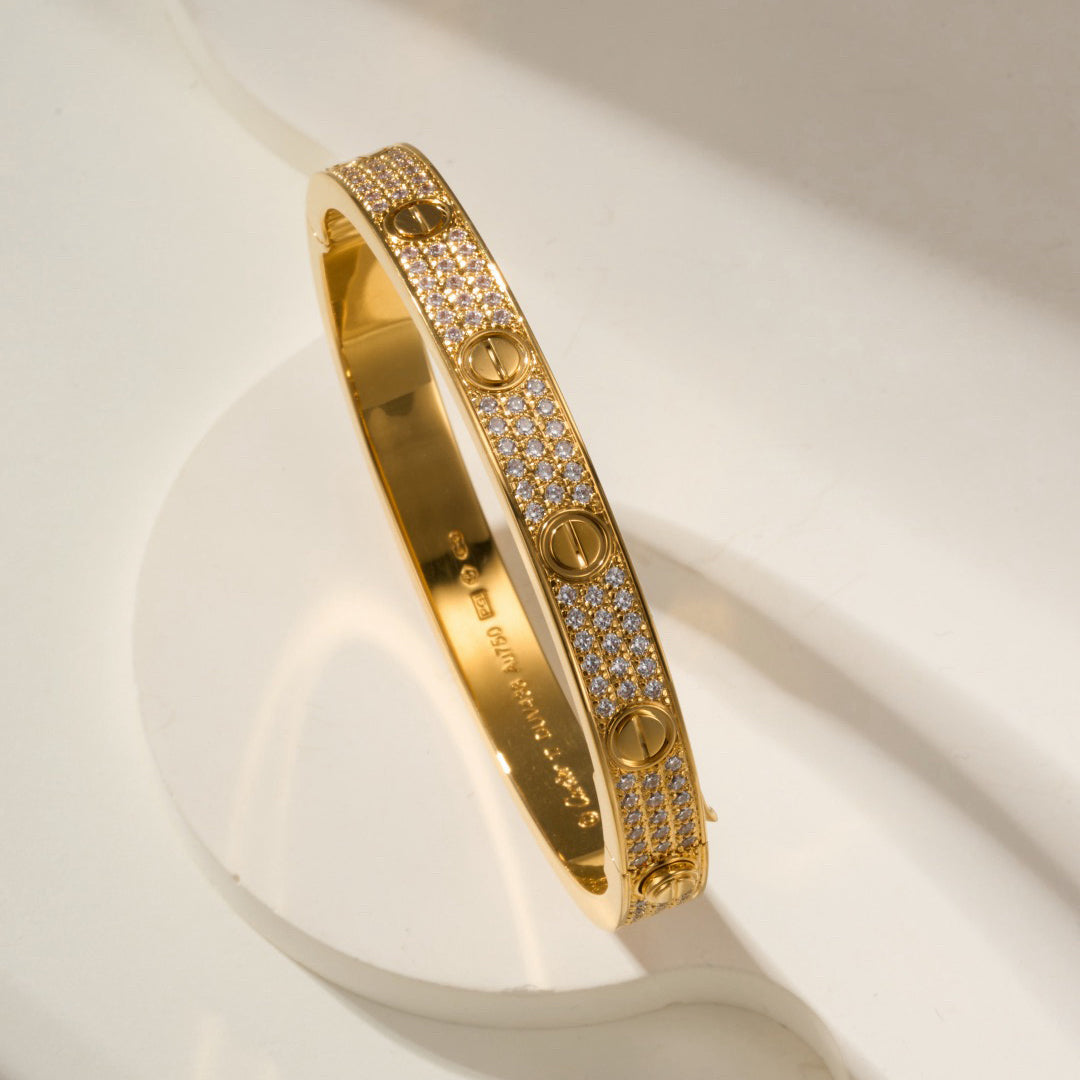 [Renovia Jewelry]LOVE BRACELET 6.1MM DIAMOND-PAVED