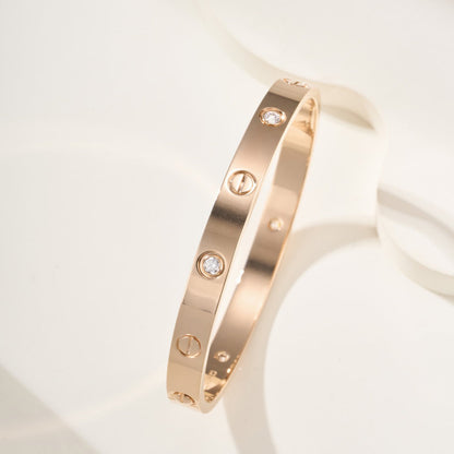 [Renovia Jewelry]LOVE BRACELET 6.1MM 4 DIAMONDS