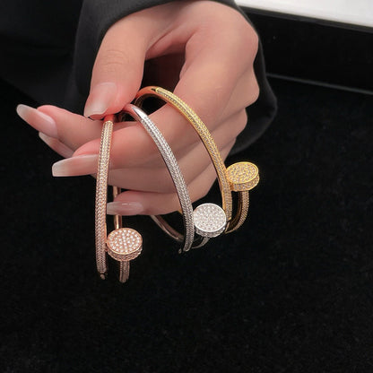 [Renovia Jewelry]JUSTE BRACELET 3.5MM ALL DIAMONDS