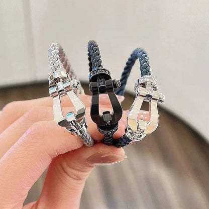 [Renovia Jewelry]FORCE LARGE HORSESHOE NO DIAMOND BRACELET SILVER