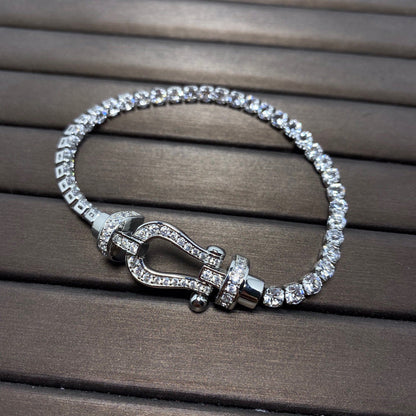 [Renovia Jewelry]FORCE  HORSESHOE  DIAMOND TENNIS BRACELET