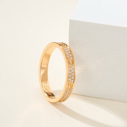 [Renovia Jewelry]LOVE RING 2.65MM DIAMOND