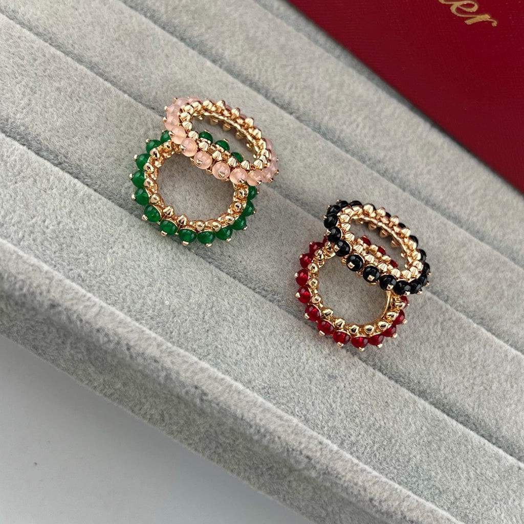 [Renovia Jewelry]CLASH 7.9MM AGATE CHALCEDONY RING