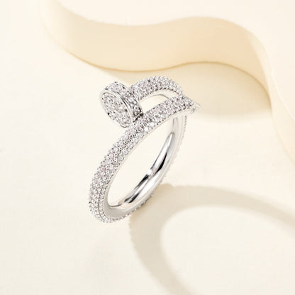 [Renovia Jewelry]JUSTE RING 2.6MM FULL DIAMOND