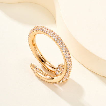 [Renovia Jewelry]JUSTE RING 2.6MM FULL DIAMOND