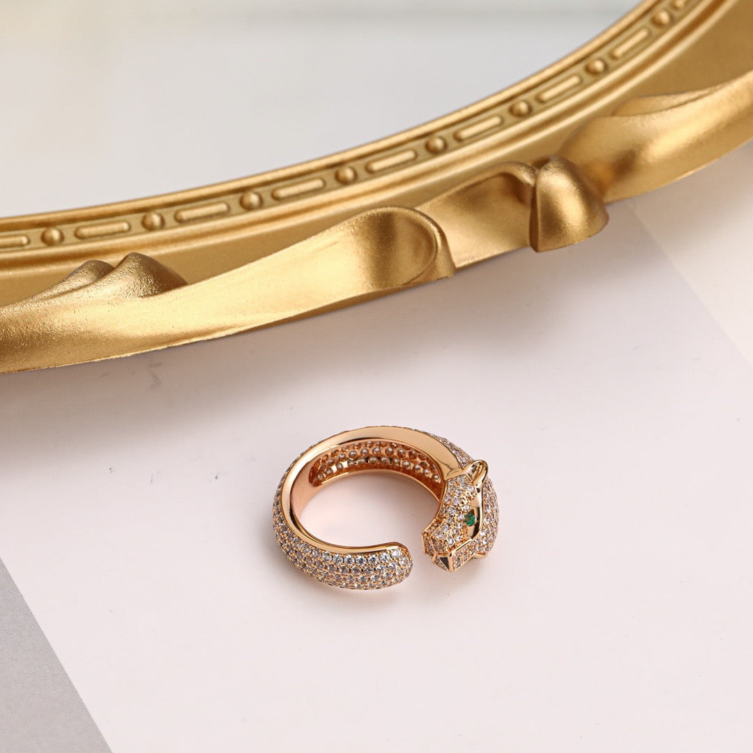 [Renovia Jewelry]PANTHERE FULL DIAMOND SMALL RING