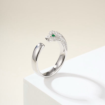 [Renovia Jewelry]PANTHERE HALF DIAMOND SMALL RING