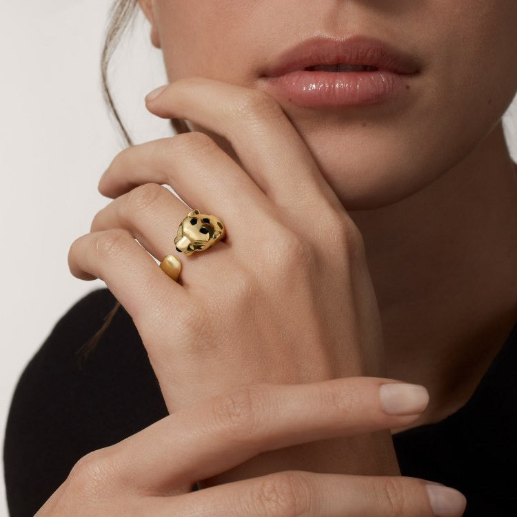 [Renovia Jewelry]PANTHERE SPOTTED MEDIUM RING