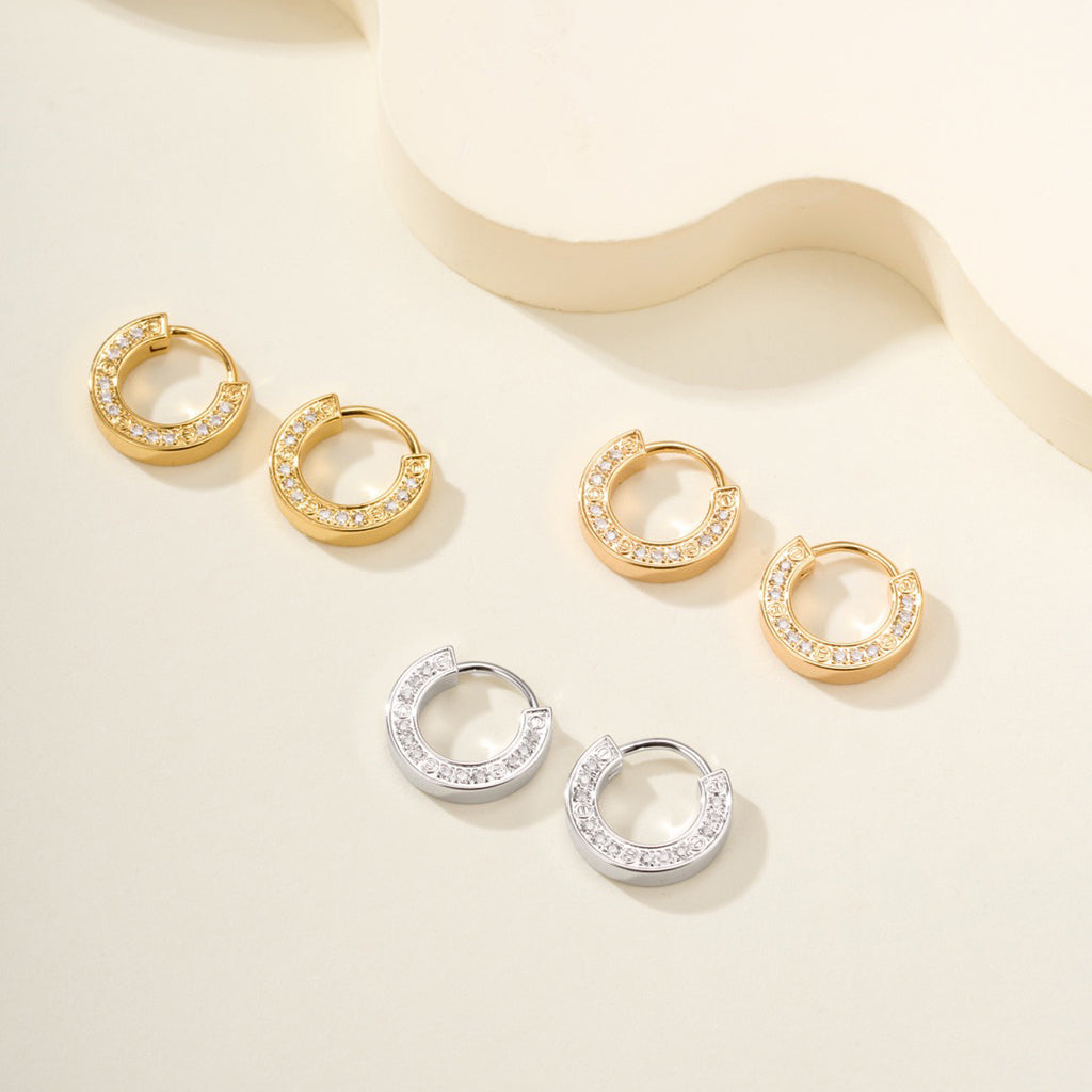 [Renovia Jewelry]LOVE DIAMOND EARRINGS