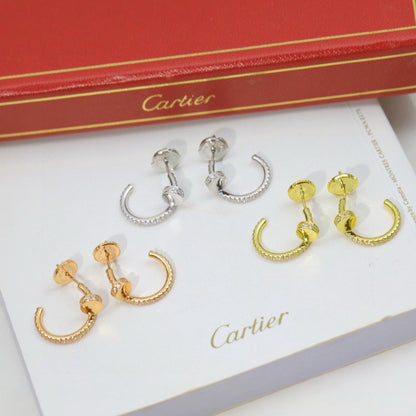 [Renovia Jewelry]JUSTE FULL DIAMOND DOUBLE EARRINGS