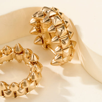 [Renovia Jewelry]CLASH MINI HOOP EARRINGS