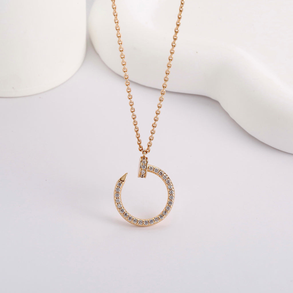 [Renovia Jewelry]JUSTE NECKLACE FULL DIAMOND