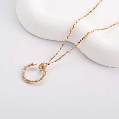 [Renovia Jewelry]JUSTE NECKLACE FULL DIAMOND
