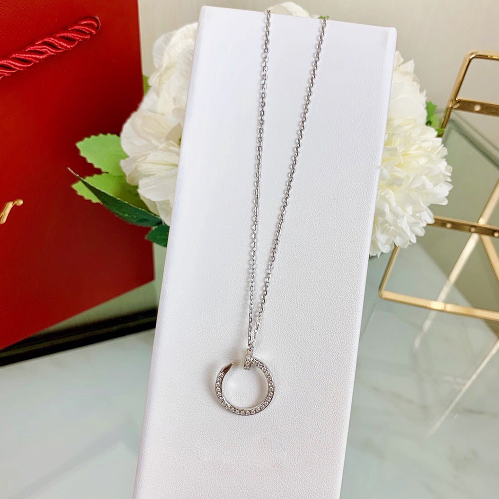 [Renovia Jewelry]JUSTE NECKLACE FULL DIAMOND
