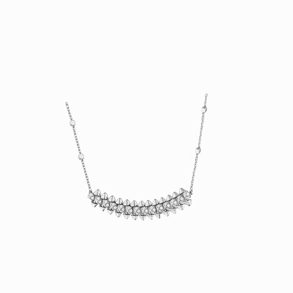 [Renovia Jewelry]CLASH  SMALL FULL DIAMOND NECKLACE