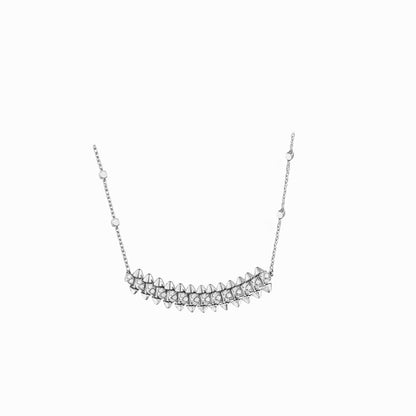 [Renovia Jewelry]CLASH  SMALL FULL DIAMOND NECKLACE