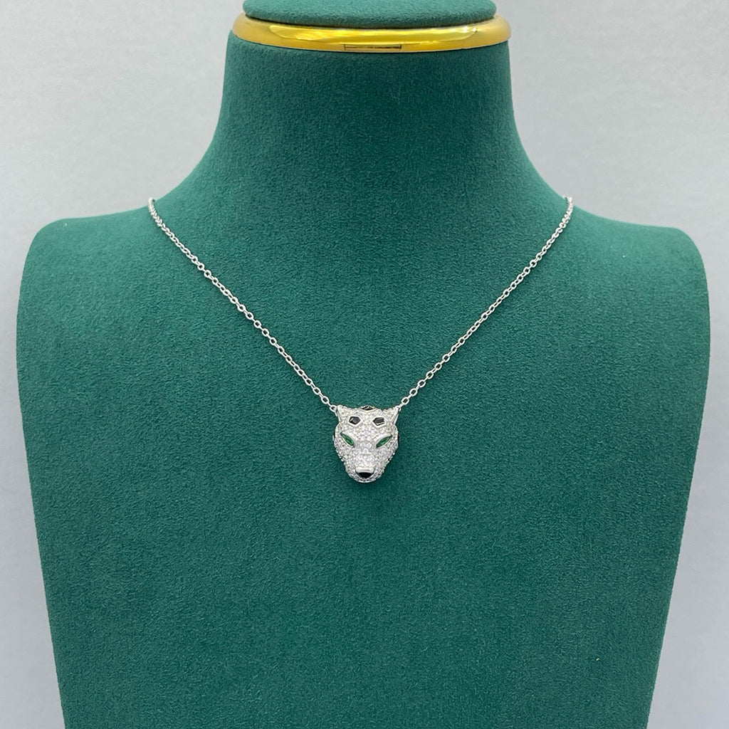 [Renovia Jewelry]PANTHERE FULL DIAMOND NECKLACE