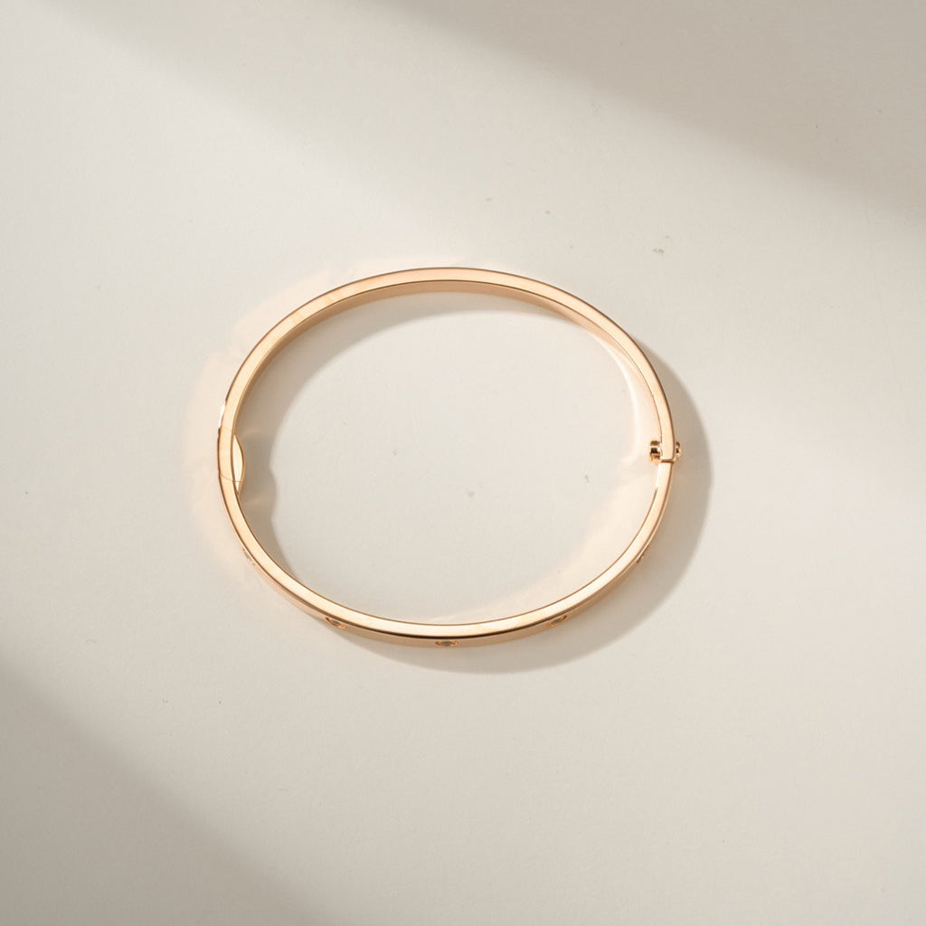[Renovia Jewelry]LOVE BRACELET 3.65MM 10 DIAMONDS