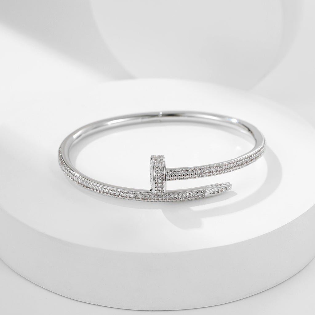 [Renovia Jewelry]JUSTE BRACELET 3.5MM ALL DIAMONDS