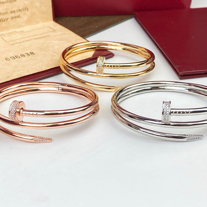 [Renovia Jewelry]JUSTE BRACELET 3.5MM DOUBLE ROW DIAMOND