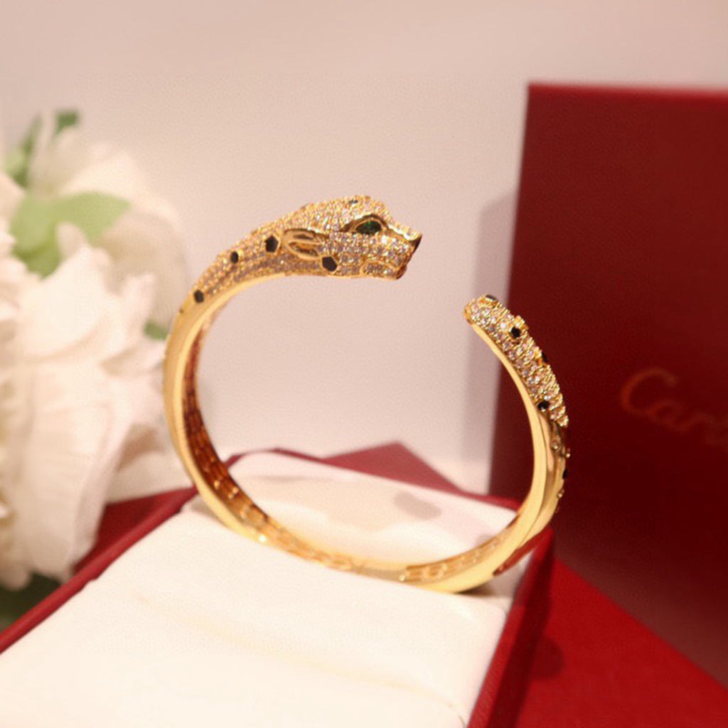 [Renovia Jewelry]PANTHERE BIG BRACELET DIAMONDS