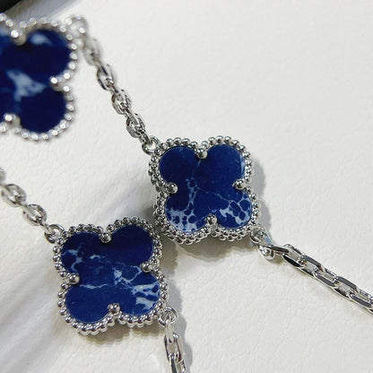[Renovia Jewelry]CLOVER 5 MOTIF PIETERSITE BRACELET COLLECTION